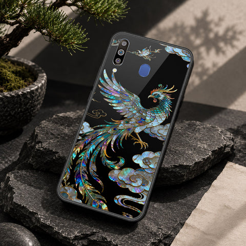 Samsung Galaxy A40s Cover - Pearl Dynasty Series - HQ Premium Shine Durable Shatterproof Case