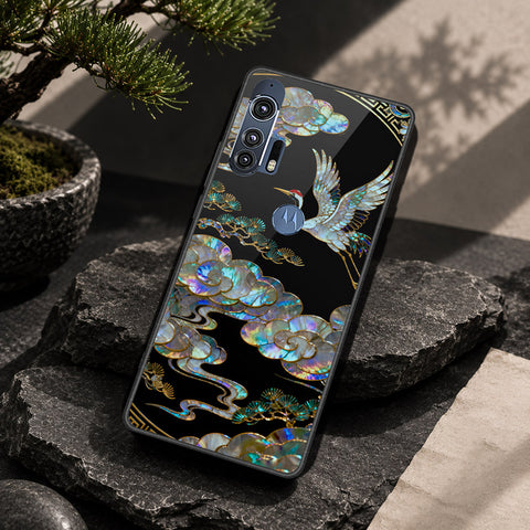Motorola Edge Plus 2020 Cover - Pearl Dynasty Series - HQ Premium Shine Durable Shatterproof Case