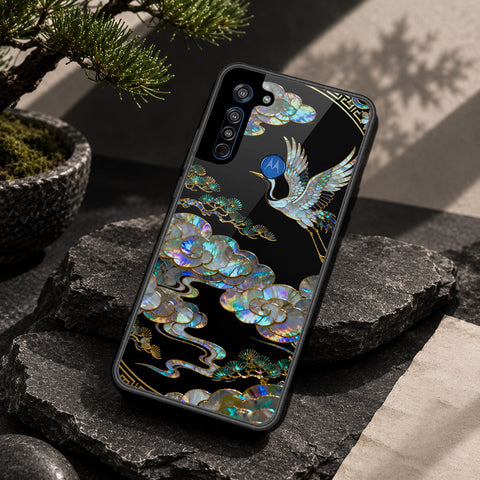 Motorola Moto G8 Cover - Pearl Dynasty Series - HQ Premium Shine Durable Shatterproof Case