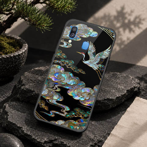 Samsung Galaxy A40 Cover - Pearl Dynasty Series - HQ Premium Shine Durable Shatterproof Case