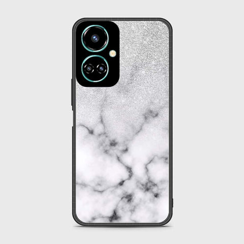 Tecno Camon 19 Pro Cover- White Marble Series - HQ Premium Shine Durable Shatterproof Case