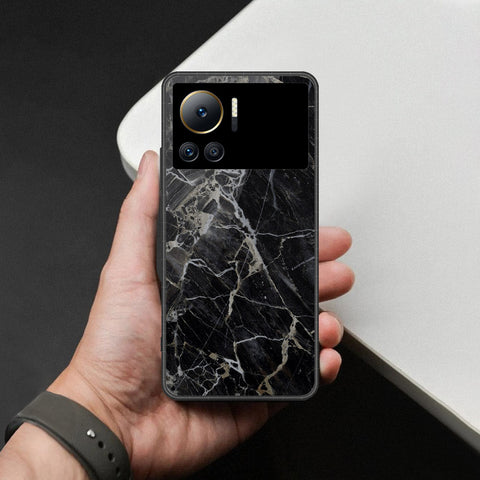 Infinix Note 12 VIP Cover - Black Marble Series - HQ Premium Shine Durable Shatterproof Case
