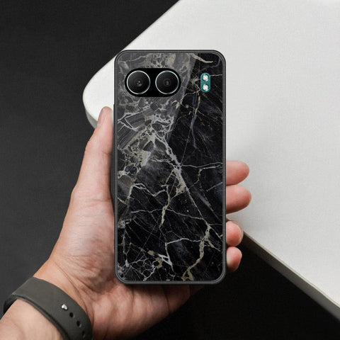 OnePlus Nord 4 Cover - Black Marble Series - HQ Premium Shine Durable Shatterproof Case