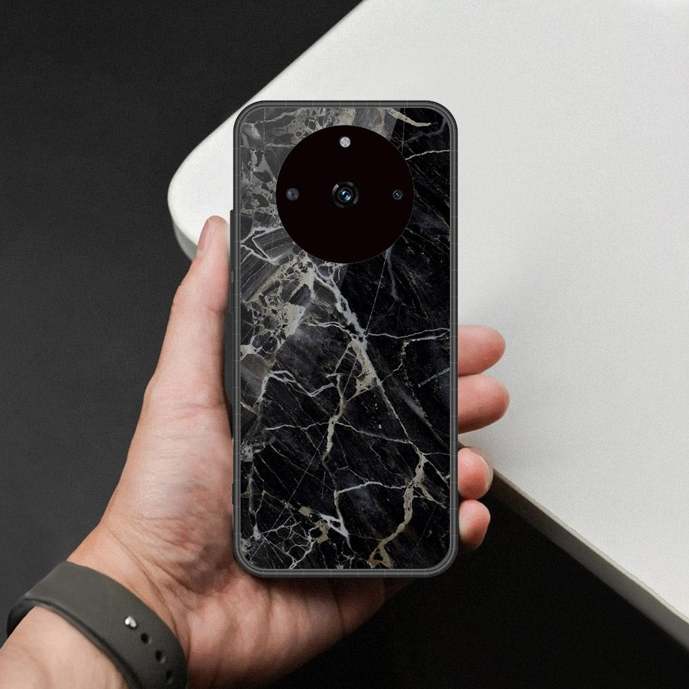 Honor X9c Smart Cover - Black Marble Series - HQ Premium Shine Durable Shatterproof Case
