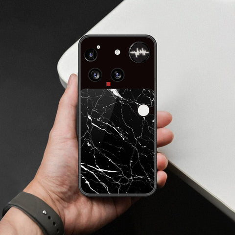Nothing Phone 3 Cover - Black Marble Series - HQ Premium Shine Durable Shatterproof Case