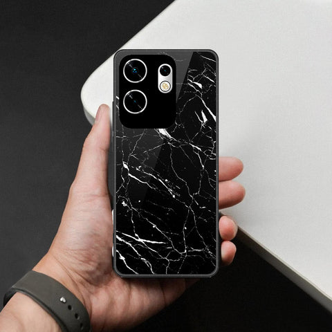 Infinix Zero 30 4G Cover - Black Marble Series - HQ Premium Shine Durable Shatterproof Case