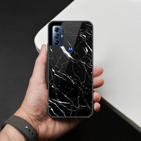 Motorola Moto G Power (2022) Cover - Black Marble Series - HQ Premium Shine Durable Shatterproof Case
