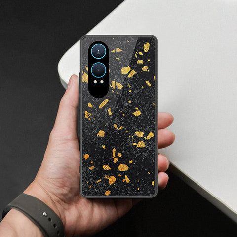 OnePlus Nord CE 4 Lite Cover - Black Marble Series - HQ Premium Shine Durable Shatterproof Case