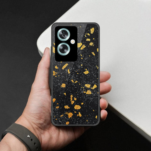 Oppo A79 Cover - Black Marble Series - HQ Premium Shine Durable Shatterproof Case