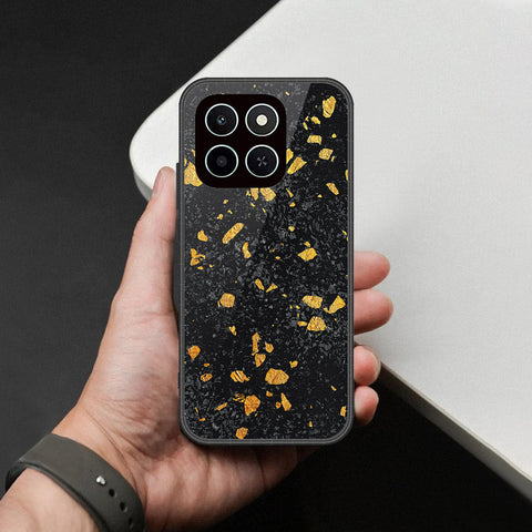 Honor X6c Cover - Black Marble Series - HQ Premium Shine Durable Shatterproof Case