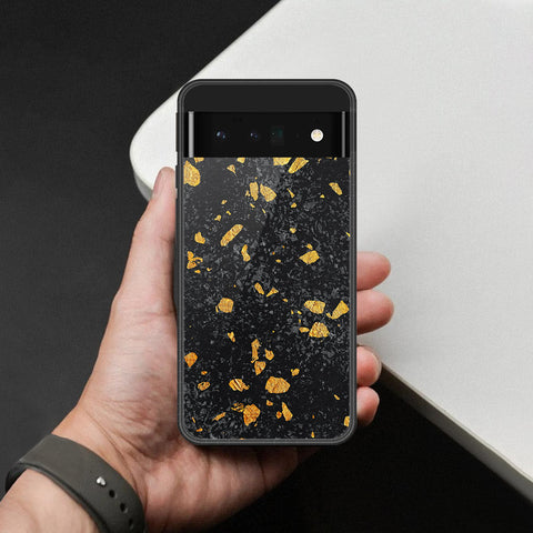 Google Pixel 6 Pro Cover - Black Marble Series - HQ Premium Shine Durable Shatterproof Case