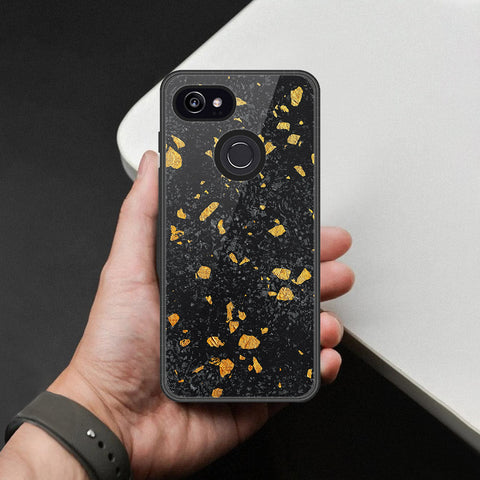 Google Pixel 3 XL Cover - Black Marble Series - HQ Premium Shine Durable Shatterproof Case