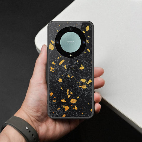 Honor X40 Cover - Black Marble Series - HQ Premium Shine Durable Shatterproof Case