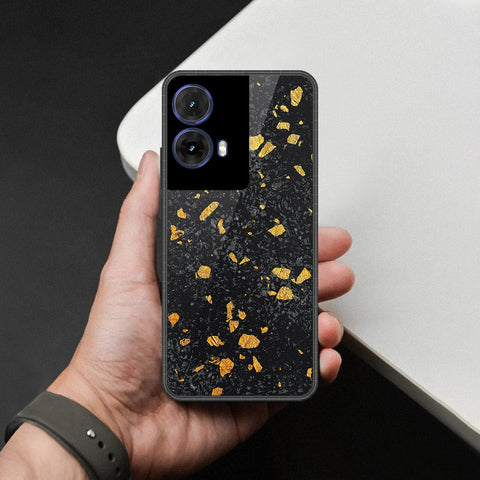 Motorola Moto G85 Cover - Black Marble Series - HQ Premium Shine Durable Shatterproof Case