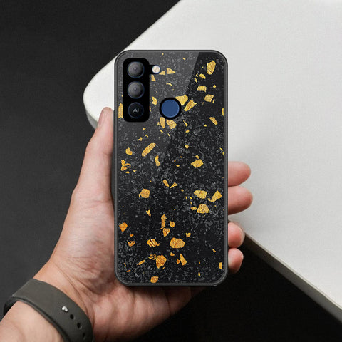Tecno Pop 5 Pro Cover - Black Marble Series - HQ Premium Shine Durable Shatterproof Case