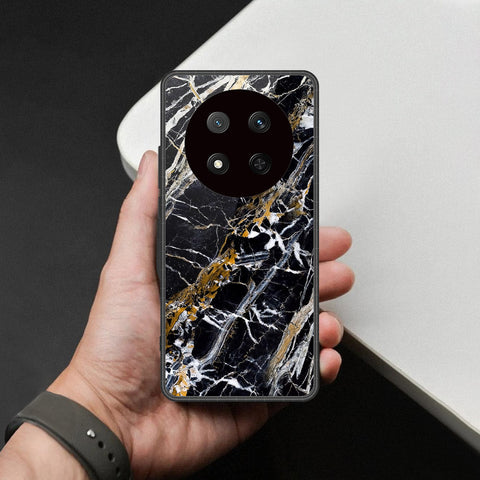 Honor Magic 7 Lite Cover - Black Marble Series - HQ Premium Shine Durable Shatterproof Case