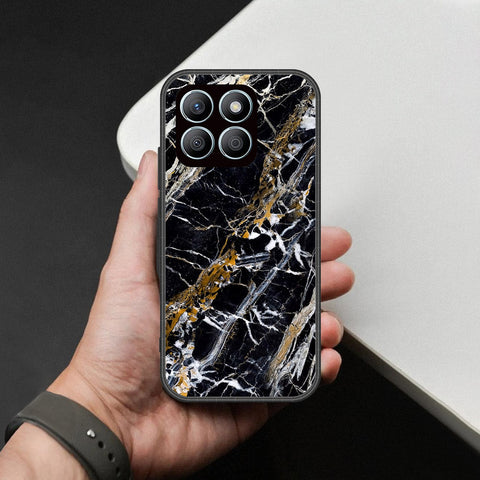 Honor X8b Cover - Black Marble Series - HQ Premium Shine Durable Shatterproof Case