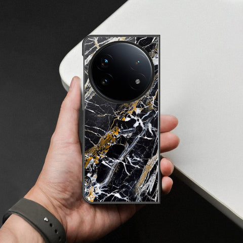 Oppo Find N5 Cover - Black Marble Series - HQ Premium Shine Durable Shatterproof Case