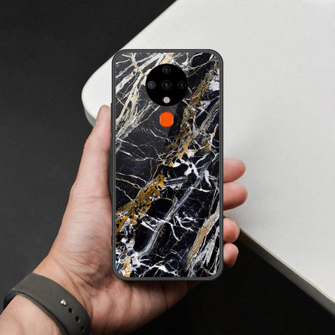 Tecno Spark Go 2020 Cover - Black Marble Series - HQ Premium Shine Durable Shatterproof Case