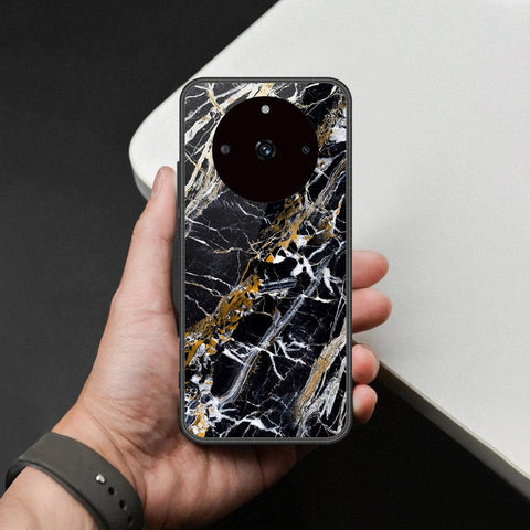 Realme 11 4G (China) Cover - Black Marble Series - HQ Premium Shine Durable Shatterproof Case