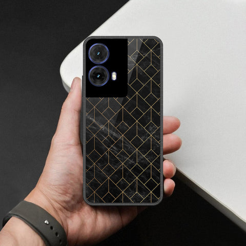 Motorola Moto G85 Cover - Black Marble Series - HQ Premium Shine Durable Shatterproof Case
