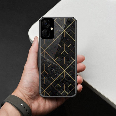 Tecno Camon 19 Neo Cover - Black Marble Series - HQ Premium Shine Durable Shatterproof Case