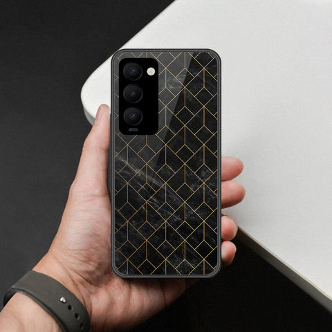 Tecno Camon 18 Premier Cover - Black Marble Series - HQ Premium Shine Durable Shatterproof Case