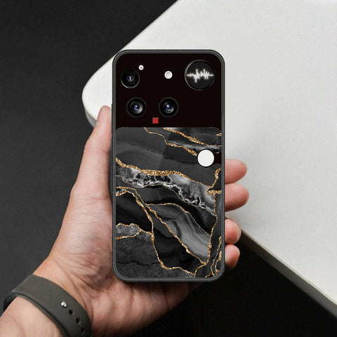 Nothing Phone 3 Cover - Black Marble Series - HQ Premium Shine Durable Shatterproof Case