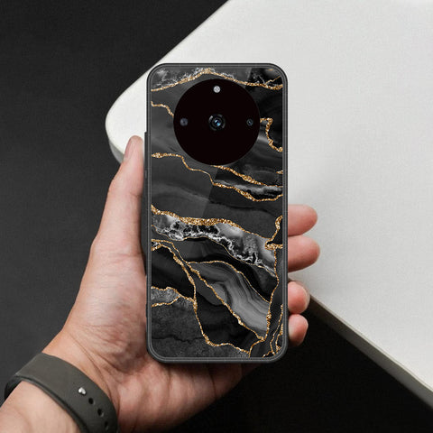 Honor X60 Cover - Black Marble Series - HQ Premium Shine Durable Shatterproof Case