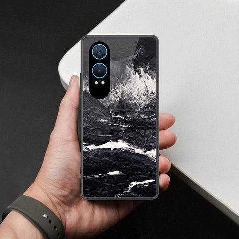 OnePlus Nord CE 4 Lite Cover - Black Marble Series - HQ Premium Shine Durable Shatterproof Case