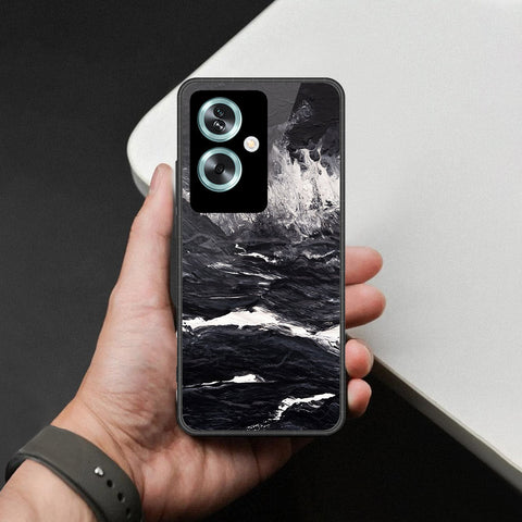 Oppo A79 Cover - Black Marble Series - HQ Premium Shine Durable Shatterproof Case