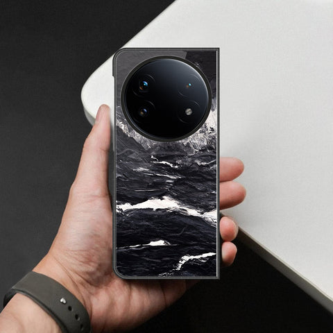 Oppo Find N5 Cover - Black Marble Series - HQ Premium Shine Durable Shatterproof Case