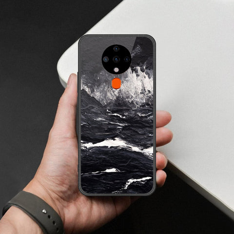 Tecno Spark Go 2020 Cover - Black Marble Series - HQ Premium Shine Durable Shatterproof Case