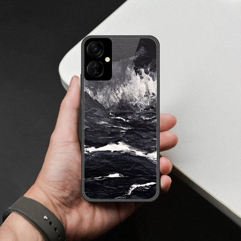 Tecno Camon 19 Neo Cover - Black Marble Series - HQ Premium Shine Durable Shatterproof Case