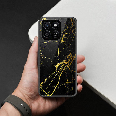 Honor X7c 5G Cover - Black Marble Series - HQ Premium Shine Durable Shatterproof Case