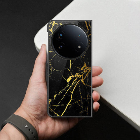 Oppo Find N5 Cover - Black Marble Series - HQ Premium Shine Durable Shatterproof Case