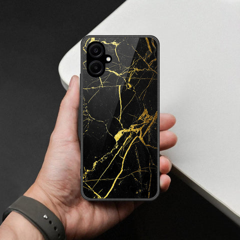 Samsung Galaxy M06 5G Cover - Black Marble Series - HQ Premium Shine Durable Shatterproof Case