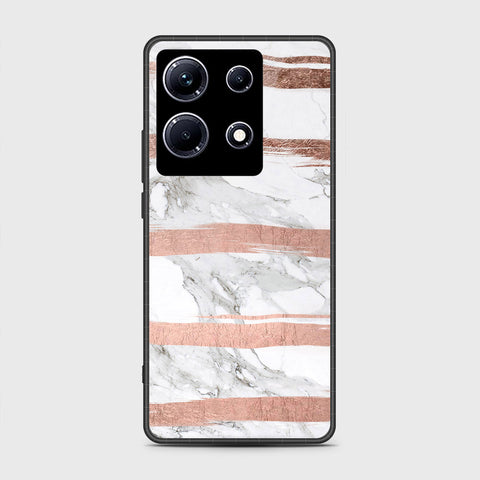 Infinix Note 30   Cover- White Marble Series - HQ Premium Shine Durable Shatterproof Case (Fast Delivery)