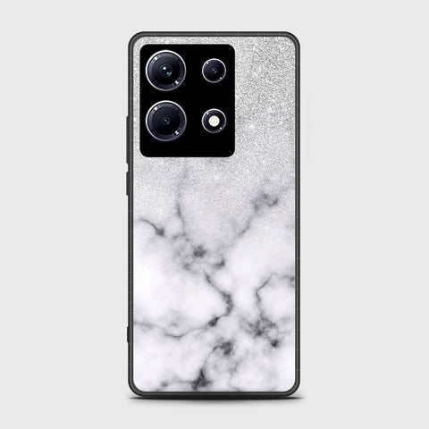 Infinix Note 30   Cover- White Marble Series - HQ Premium Shine Durable Shatterproof Case (Fast Delivery)