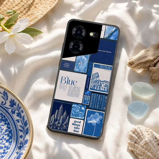 Tecno Pova 5 Cover - ONation Aesthetic Collage Series - HQ Premium Shine Durable Shatterproof Case