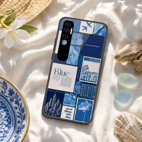 Tecno Spark 7 Pro Cover - ONation Aesthetic Collage Series - HQ Premium Shine Durable Shatterproof Case