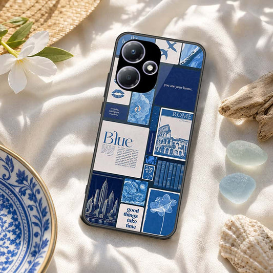 Infinix Hot 30 Play Cover - ONation Aesthetic Collage Series - HQ Premium Shine Durable Shatterproof Case