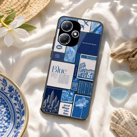 Infinix Hot 30 Play Cover - ONation Aesthetic Collage Series - HQ Premium Shine Durable Shatterproof Case