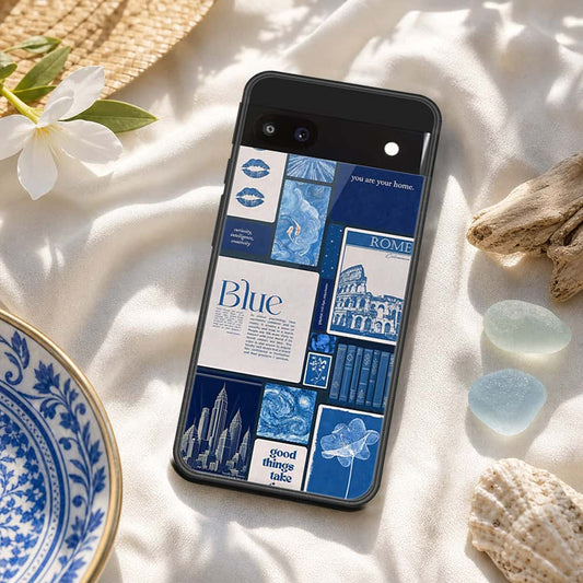 Google Pixel 6a Cover - ONation Aesthetic Collage Series - HQ Premium Shine Durable Shatterproof Case