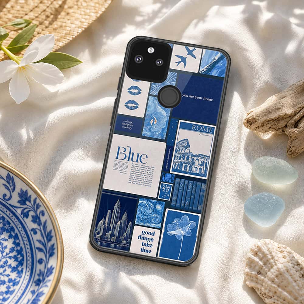Google Pixel 5a 5G Cover - ONation Aesthetic Collage Series - HQ Premium Shine Durable Shatterproof Case