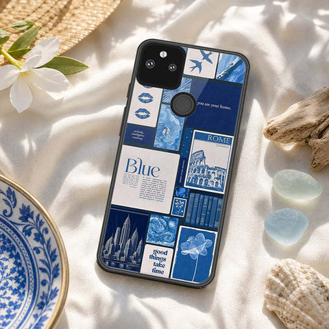 Google Pixel 5a 5G Cover - ONation Aesthetic Collage Series - HQ Premium Shine Durable Shatterproof Case