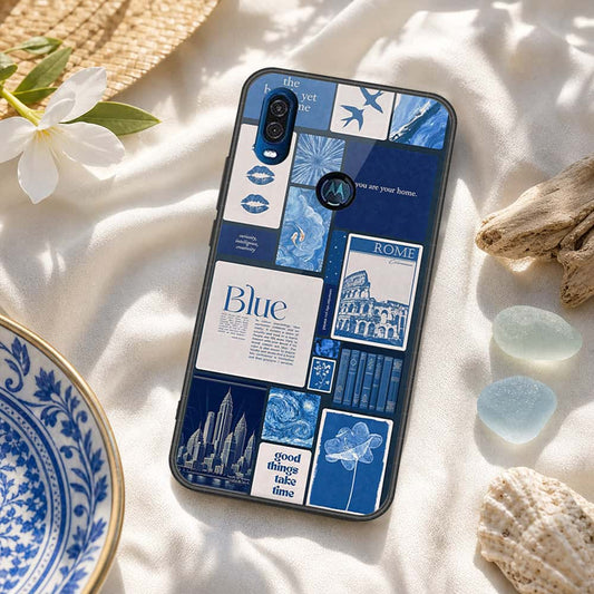 Motorola One Vision Cover - ONation Aesthetic Collage Series - HQ Premium Shine Durable Shatterproof Case