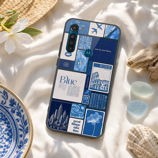 Motorola Moto G8 Power Cover - ONation Aesthetic Collage Series - HQ Premium Shine Durable Shatterproof Case