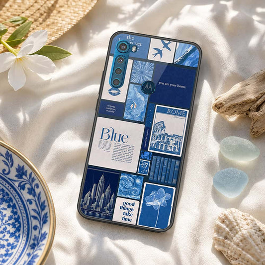 Motorola One Fusion Plus Cover - ONation Aesthetic Collage Series - HQ Premium Shine Durable Shatterproof Case