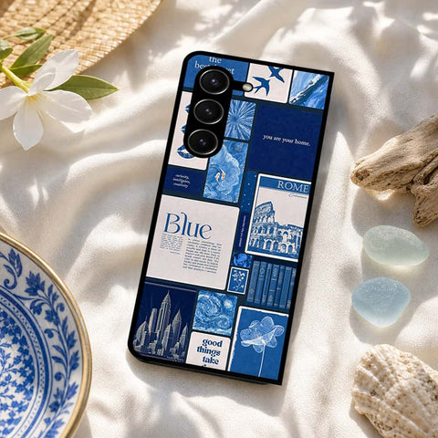 Samsung Galaxy Z Fold 5 5G Cover - ONation Aesthetic Collage Series - HQ Premium Shine Durable Shatterproof Case
